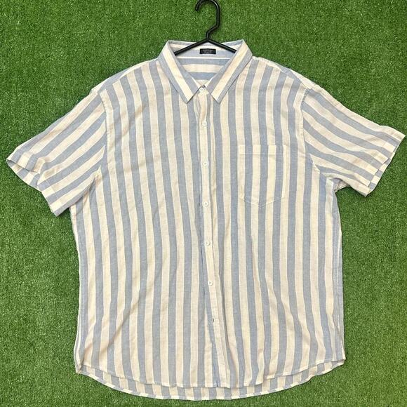 Coofandy striped button up shirt - Picture 1 of 5